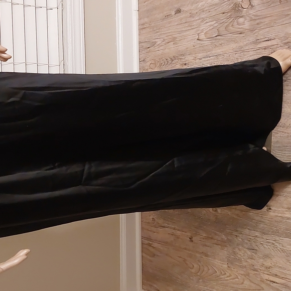 Black Satin Dress - Picture 3 of 4